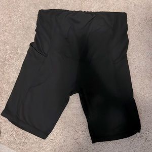 Womens maternity biker shorts